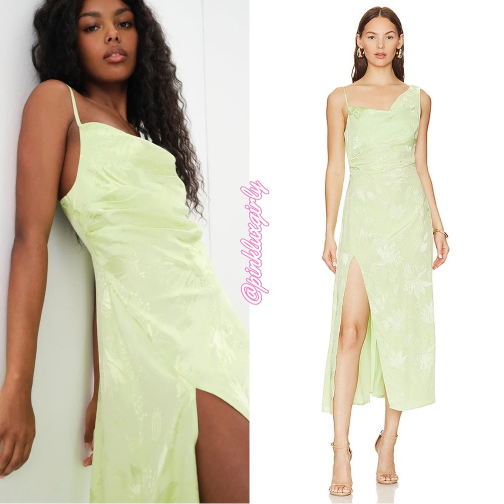 NWT $278 For Love & Lemons Ilana Midi Dress
